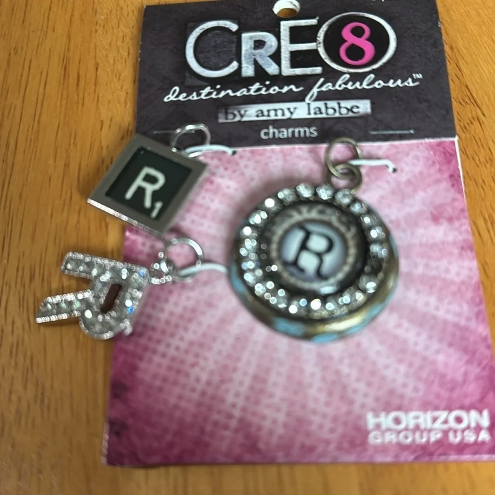 CRE8 Rhinestone Charm Set